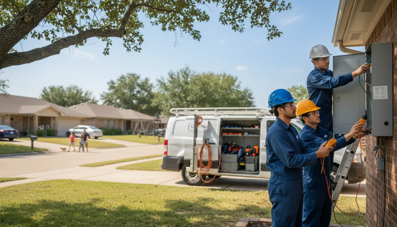 Certified electrician providing emergency electrical services in Rosalie, NE